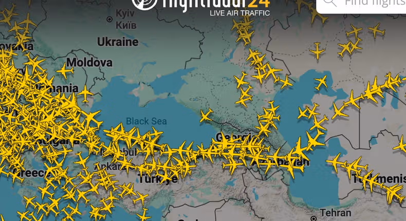 Alternative flight routes from Middle East amid Iran war